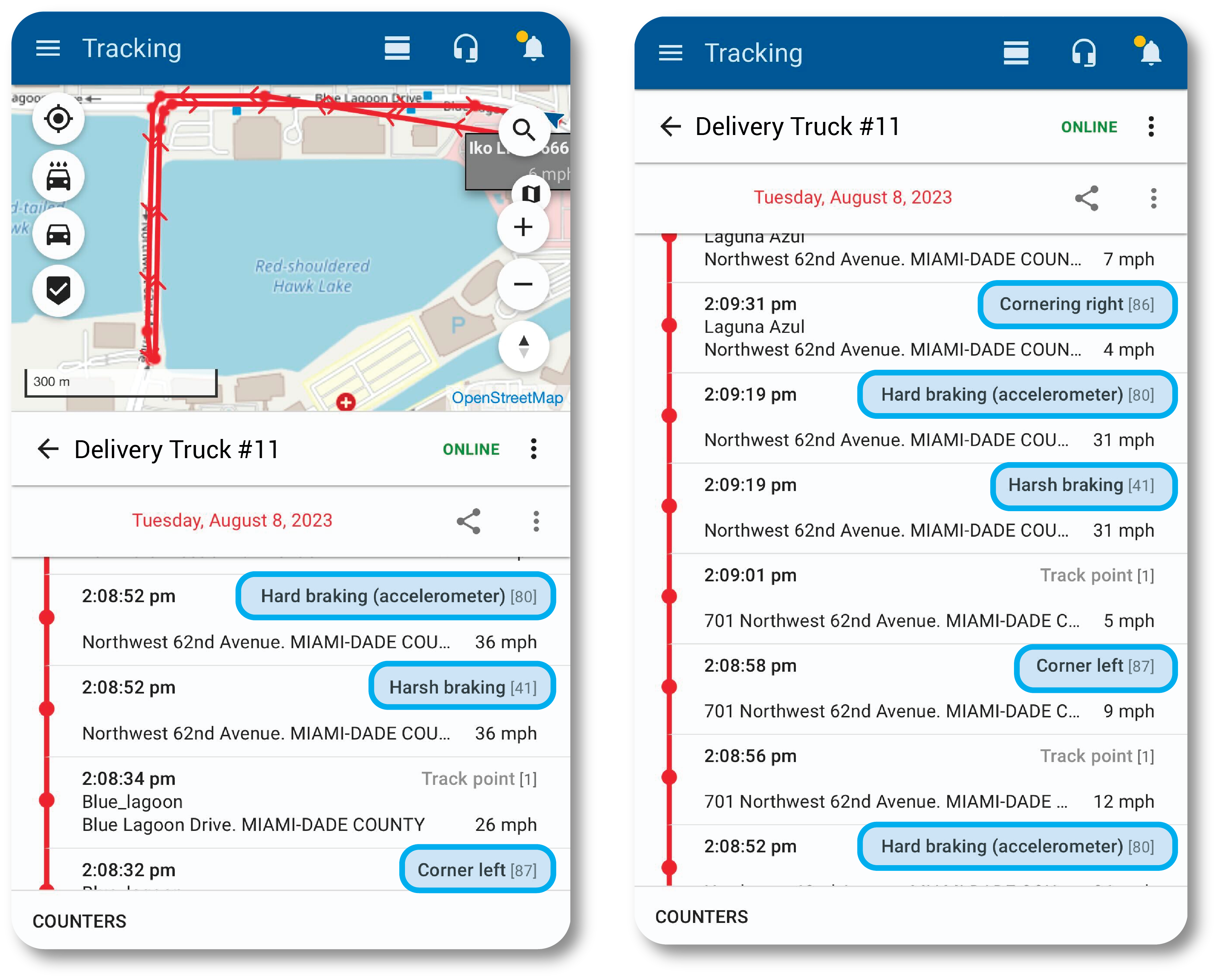 real-time tracking